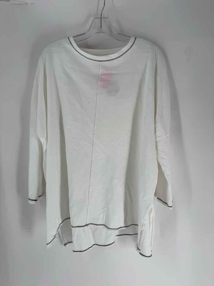 Size L White Cotton Shirt