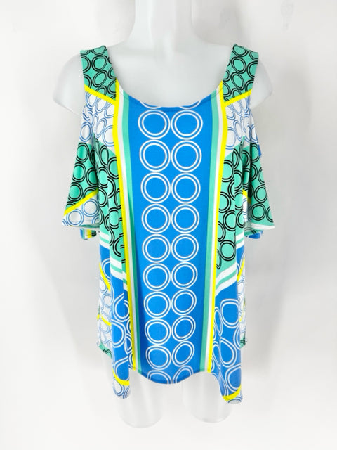 Size L KAARI Blue Shirt