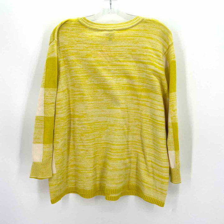 Size L CABI Yellow Sweater