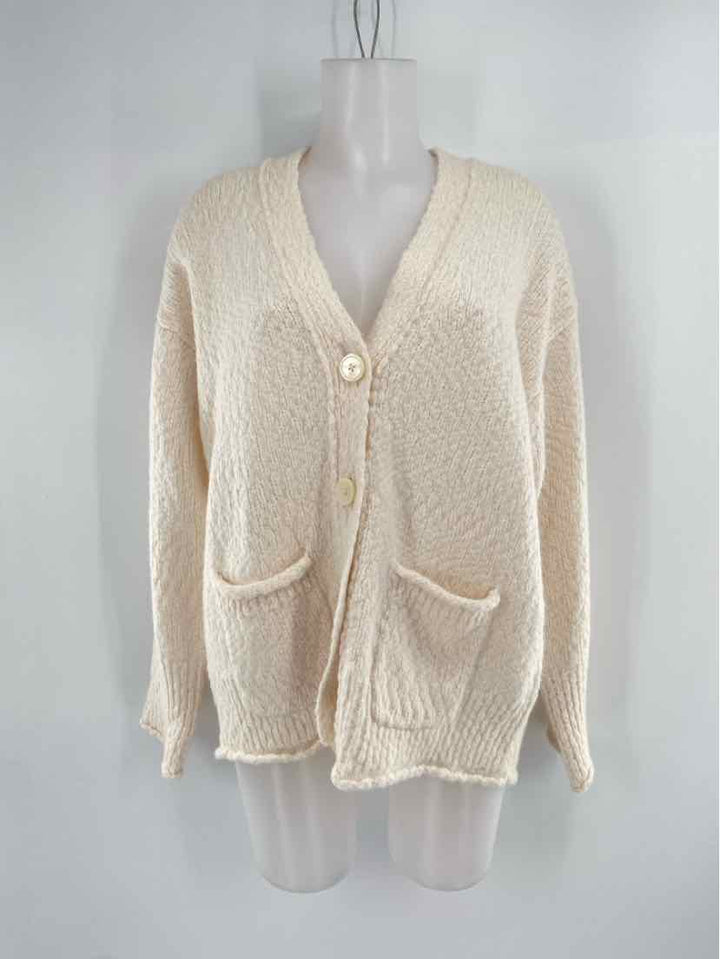 Size M J Crew Tan Cardigan