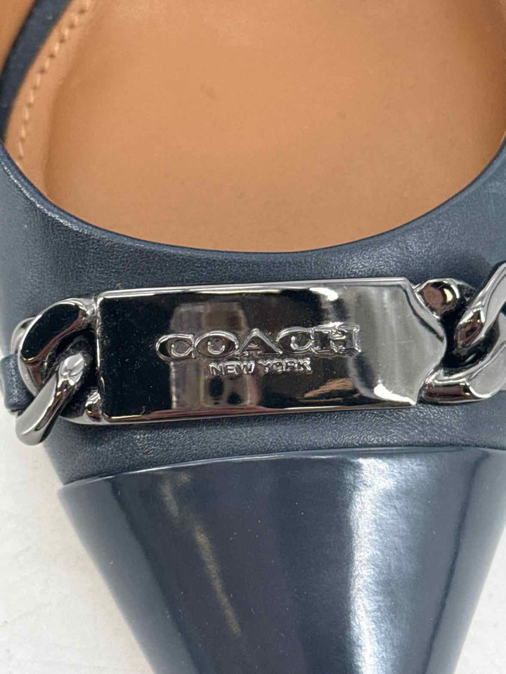 Shoe Size 7.5 Coach Navy Pumps