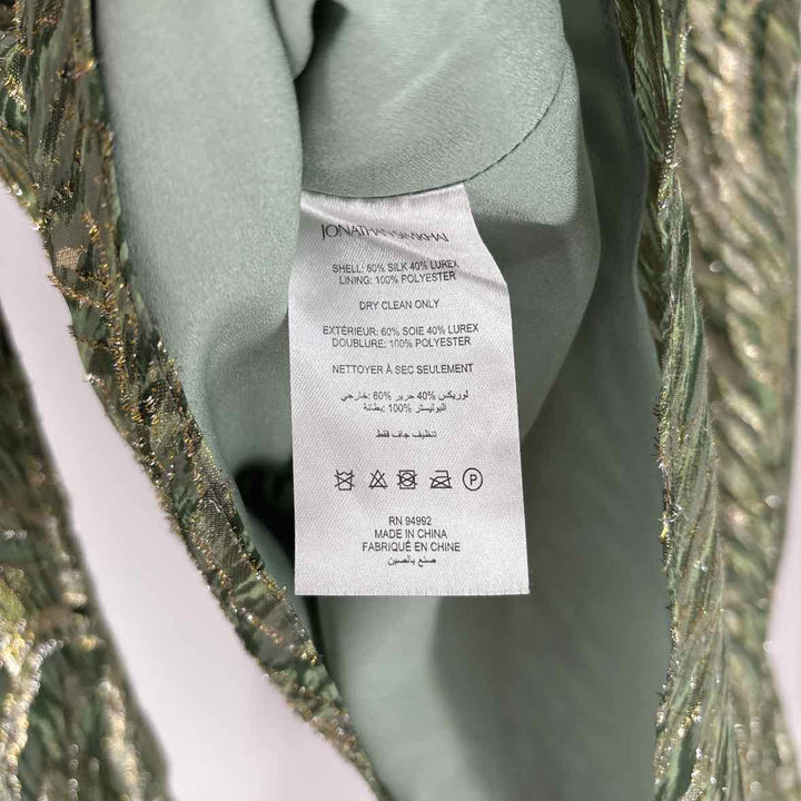 Size S JONATHAN SIMKHAI Green Shirt