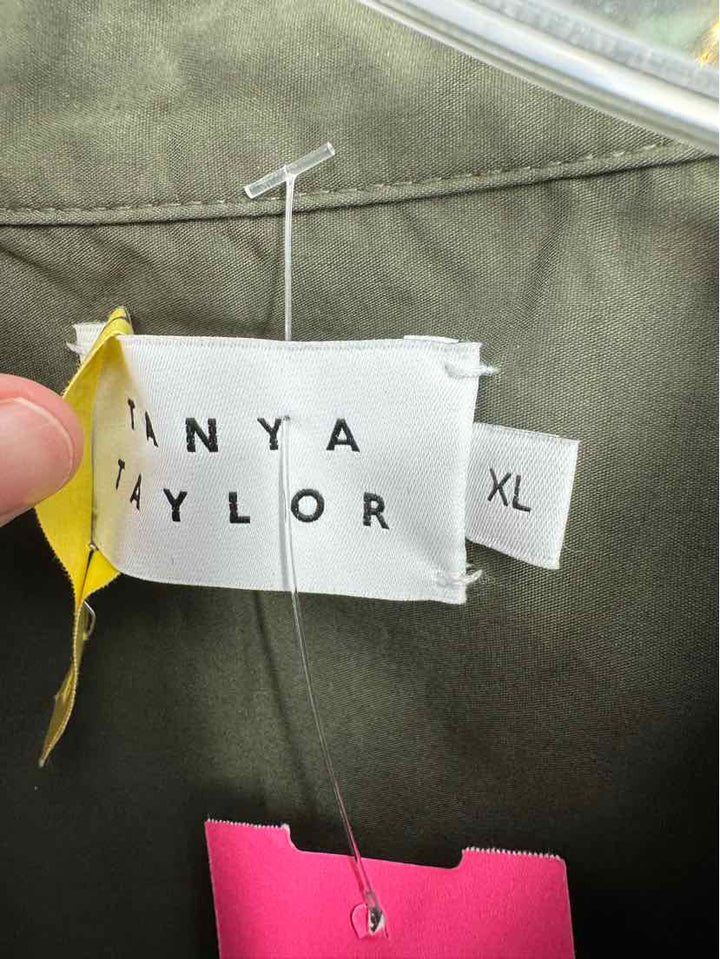 Size XL TANYA TAYLOR Olive Shirt