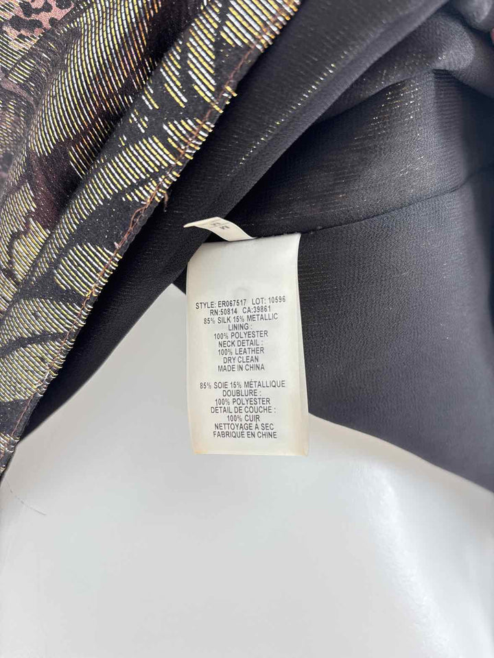 Size M ELIE TAHARI Gold Shirt