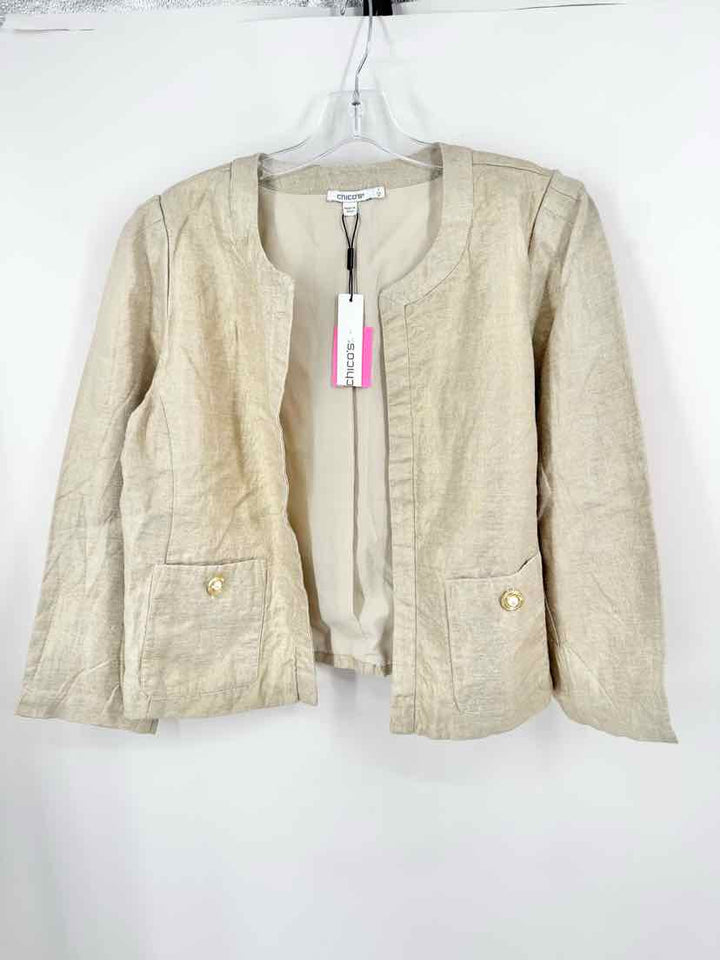 Size M Chico's Gold Jacket