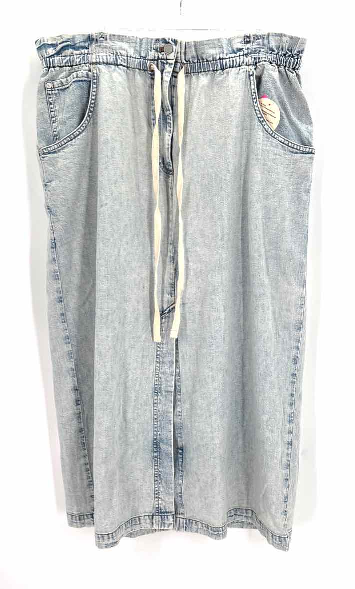 Size XL Banana Republic Light Blue Denim Skirt