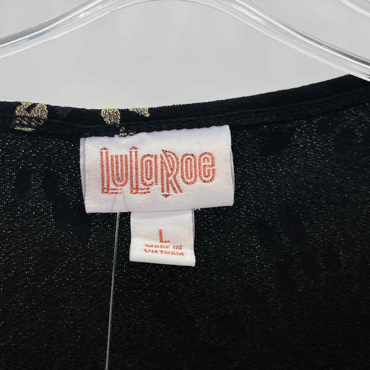 Size L lularoe Black Shirt