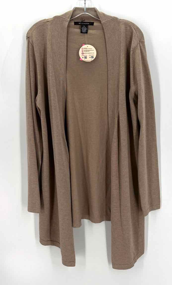 Size XL Tan Knit Cardigan