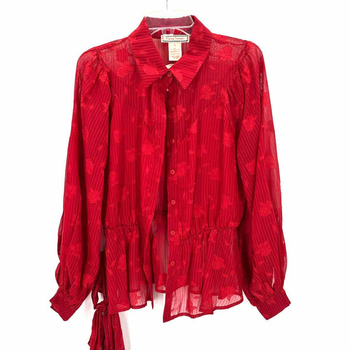 Size S FLYING TOMATO Red Shirt