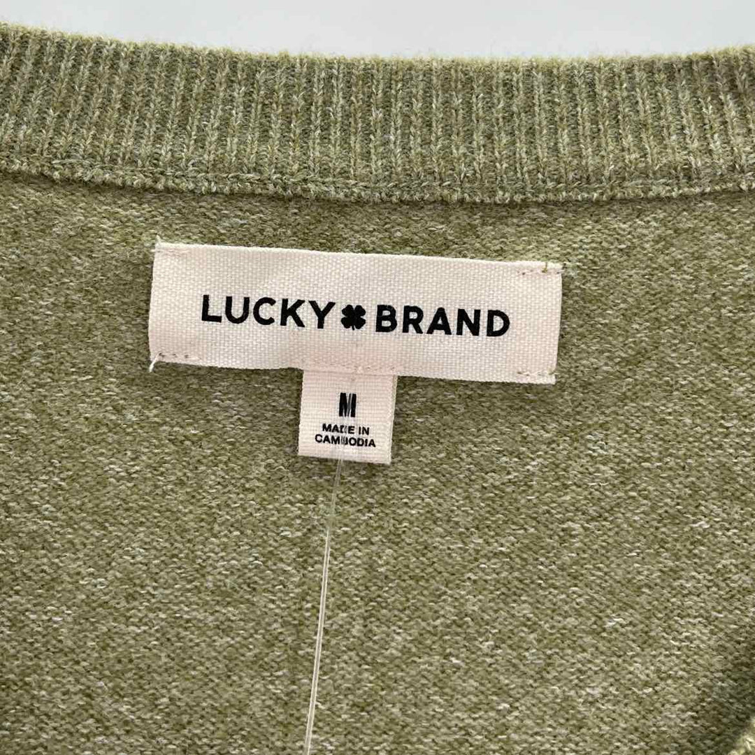 Size L LUCKY Green Sweater