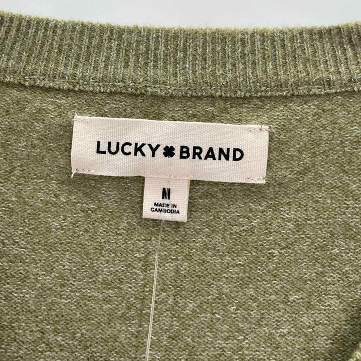 Size L LUCKY Green Sweater