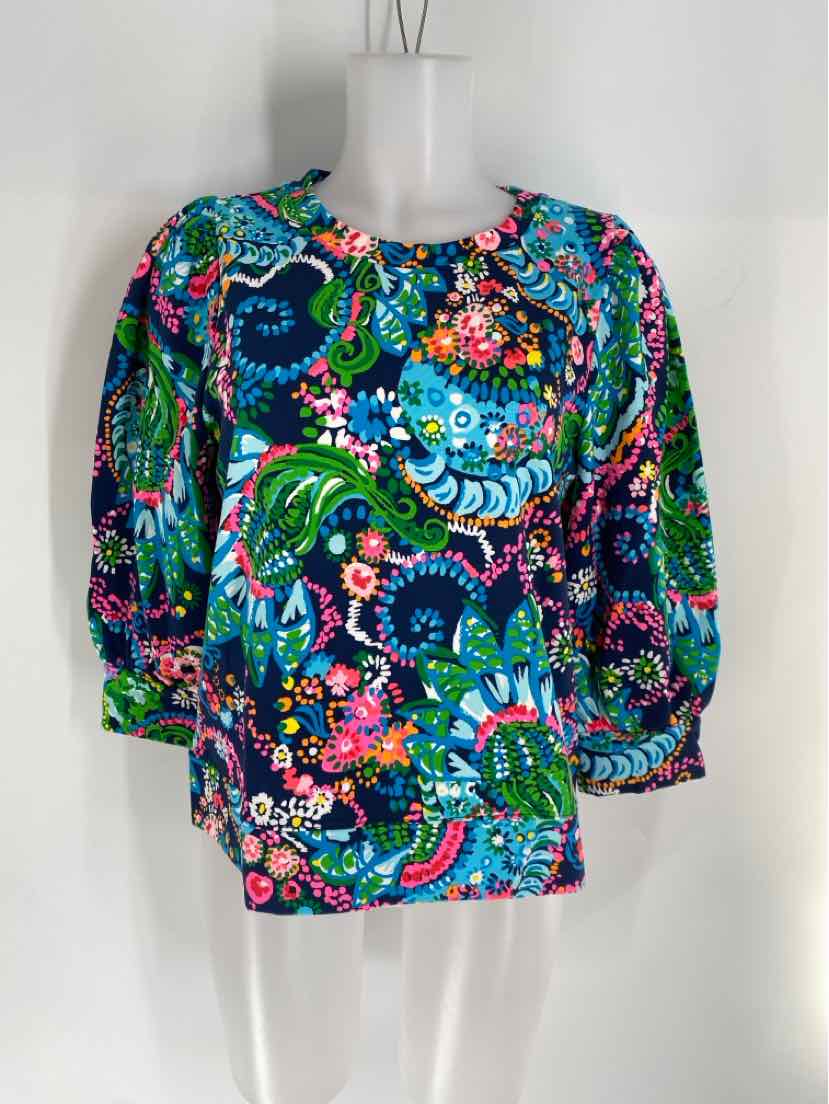 Size M Lilly Pulitzer Navy Shirt
