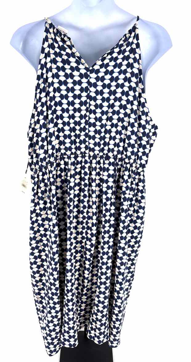 Size 3X AVA & VIV Navy Dress