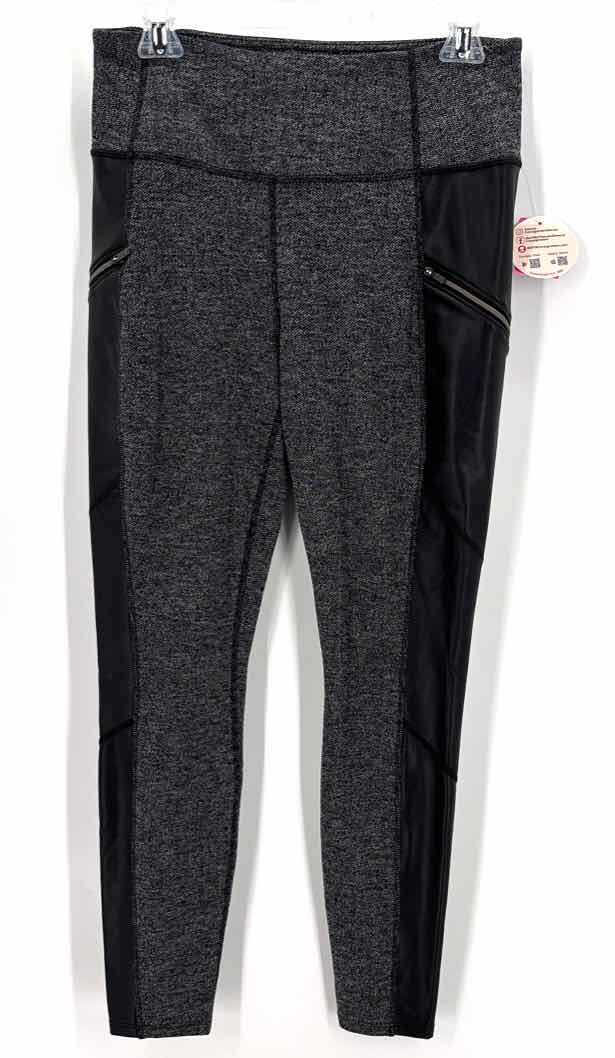 Size M Athleta Black Faux Leather Pants