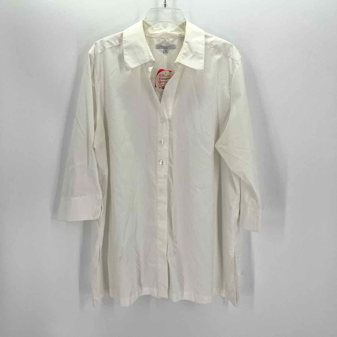 Size 18 FOXCROFT White Cotton Shirt
