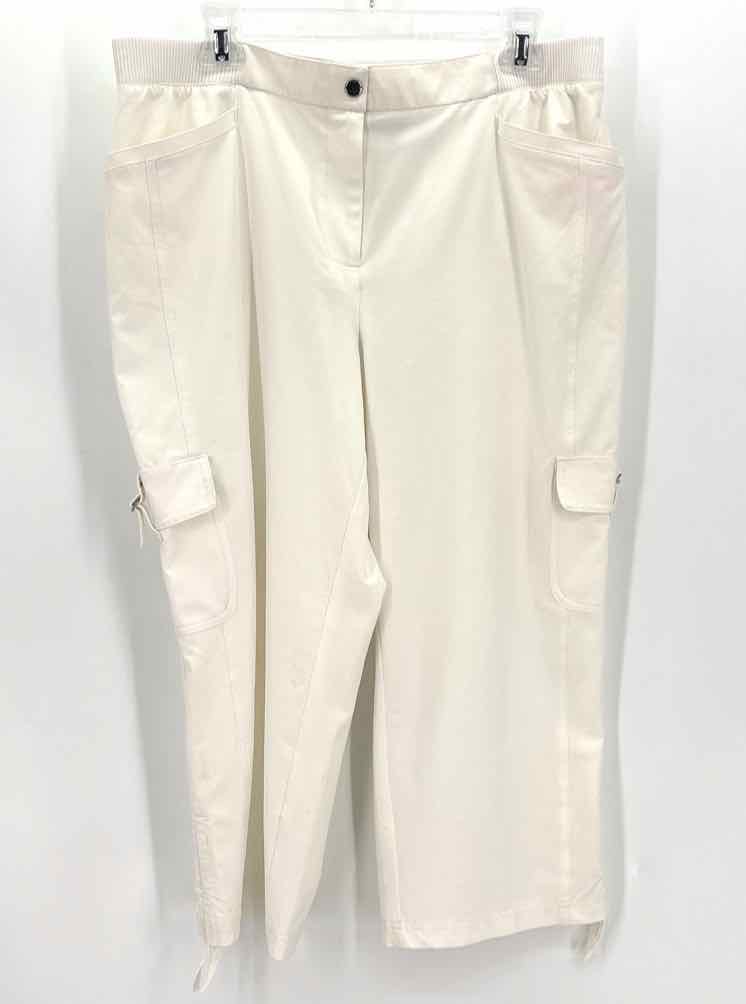 Size L Chico's White Pants