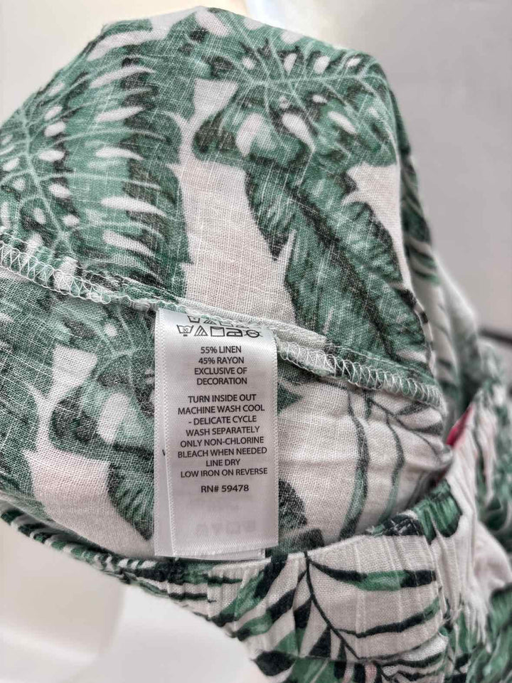 Size M C&C White Print Pants