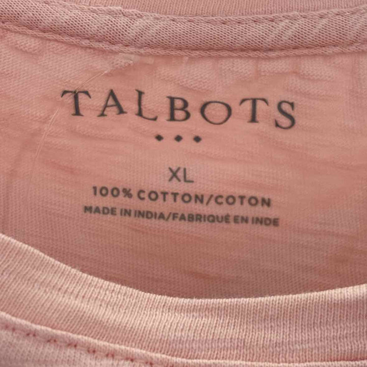 Size XL Talbots Pink Cotton Shirt