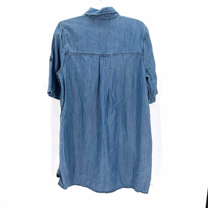 Size L VELVET HEART Blue Chambray Dress