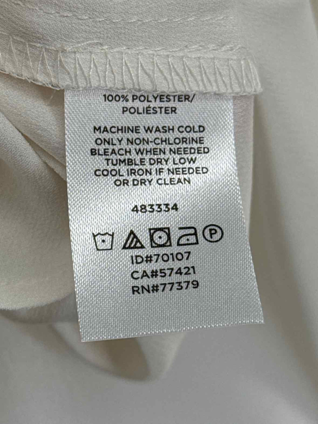 Size XL Ann Taylor Cream Shirt
