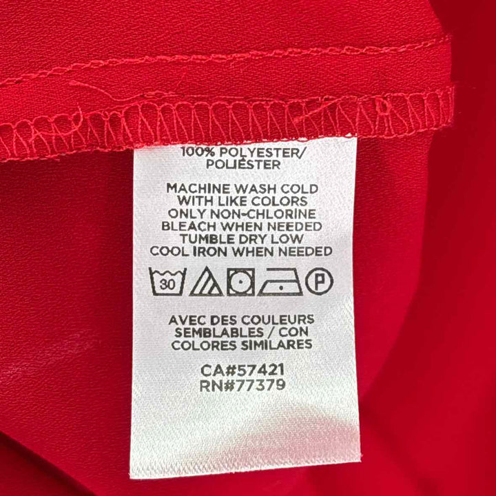Size L Ann Taylor Red Shirt