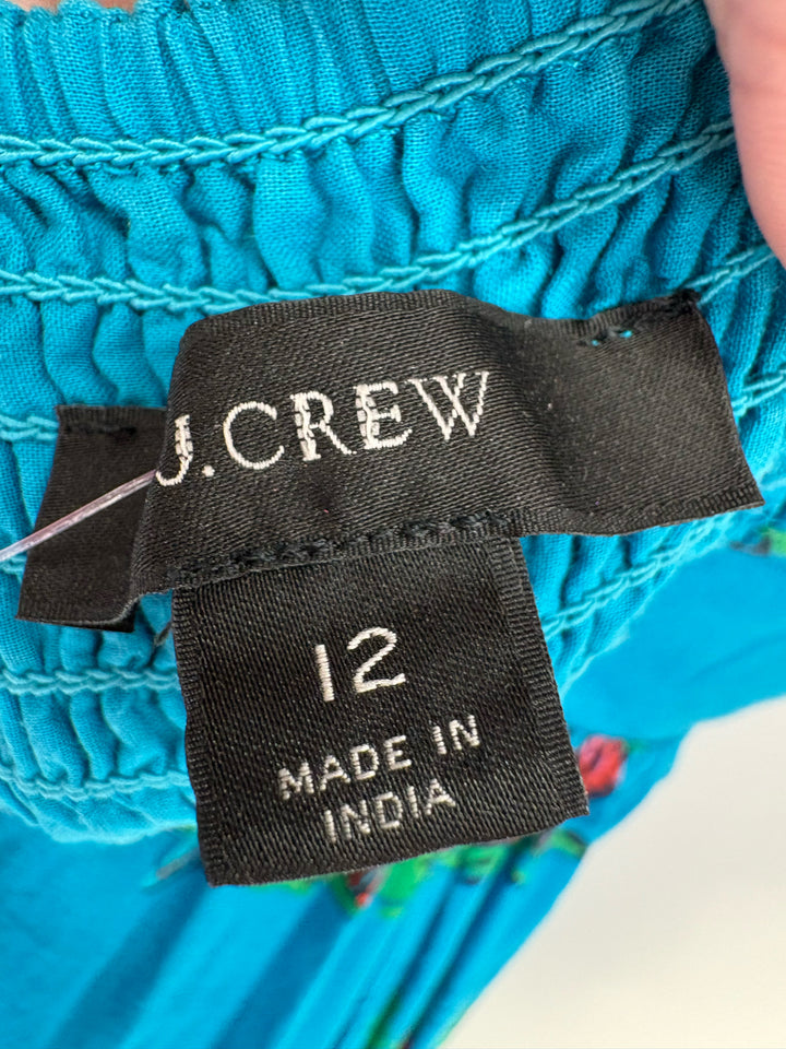 Size 12 J Crew Blue Dress