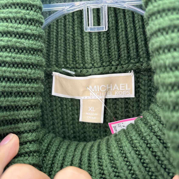 Size XL Michael Kors Green Knit Sweater