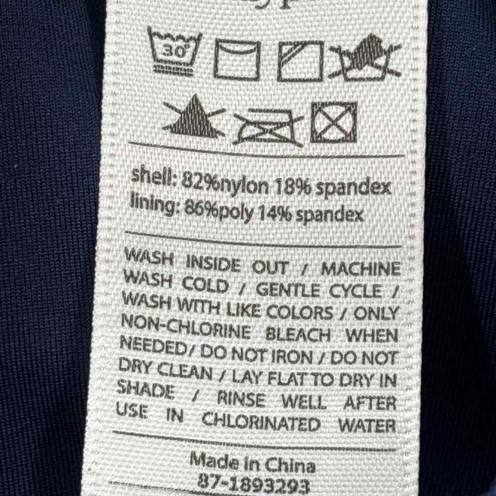 Size 2X Navy Swimsuit