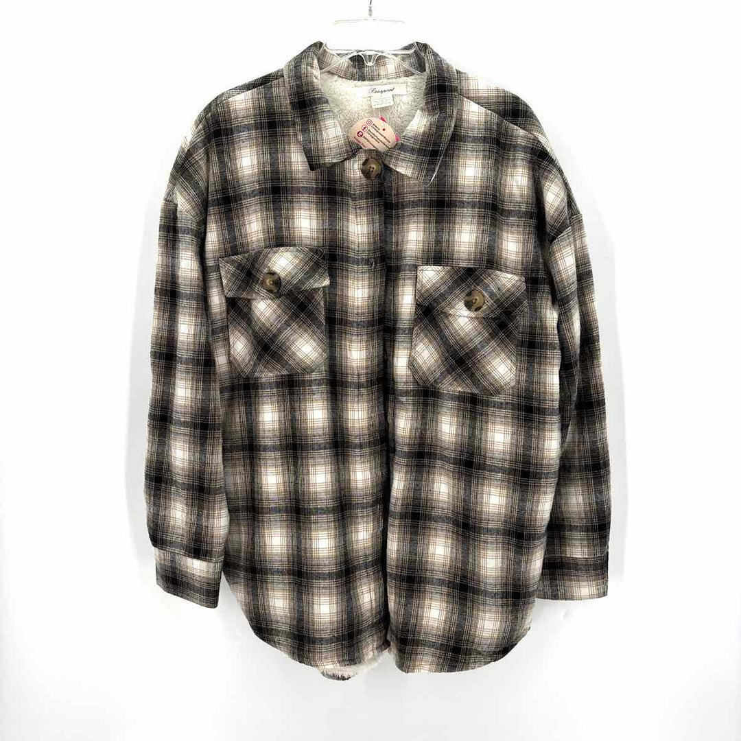 Size XL White Flannel Jacket
