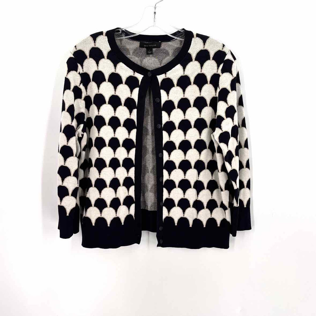 Size L Ann Taylor Navy Sweater