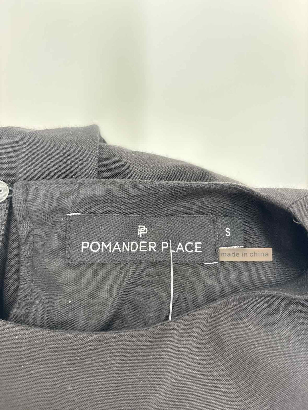 Size S POMANDER PLACE Black Dress