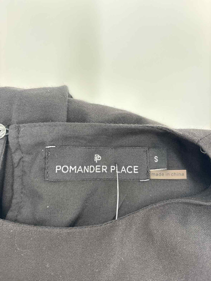 Size S POMANDER PLACE Black Dress