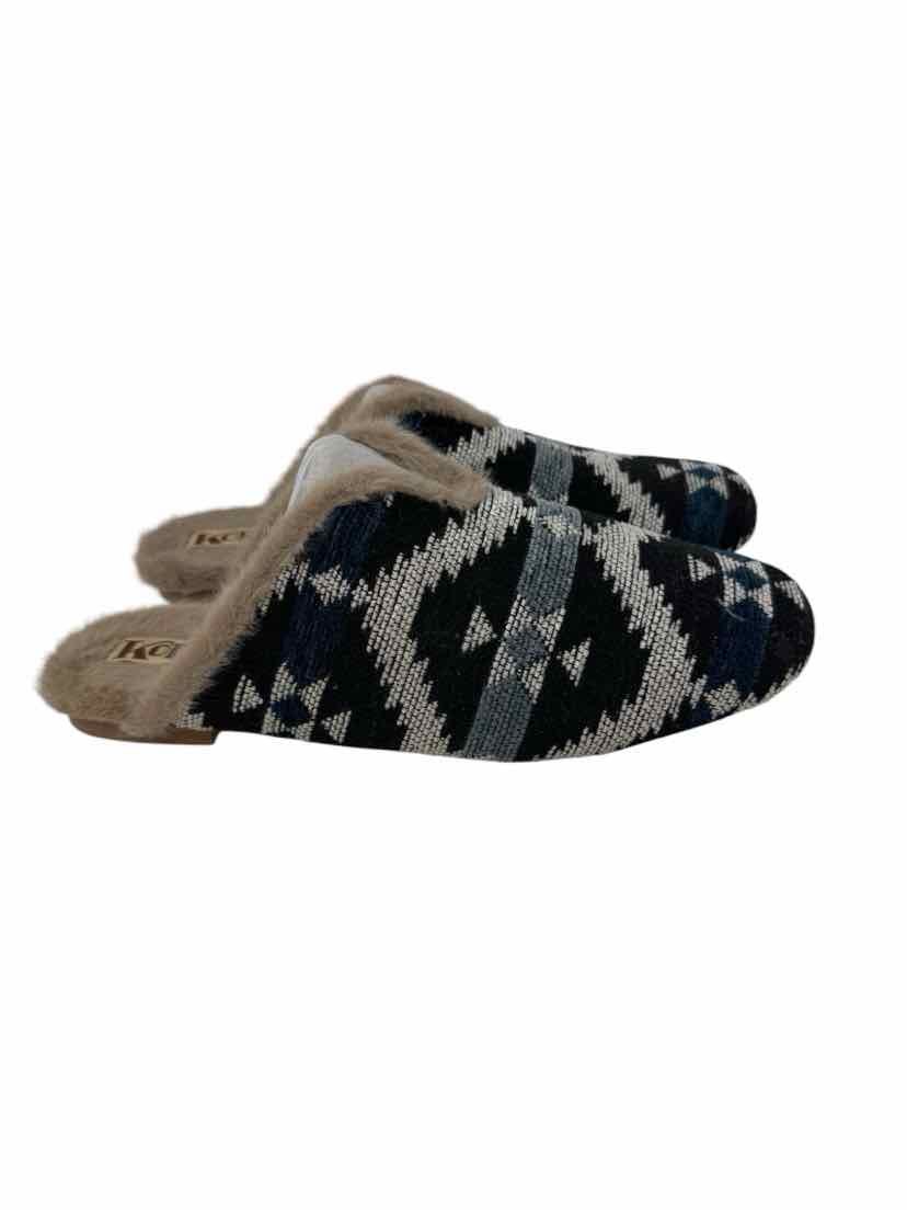 Shoe Size 9 KORK EASE Blue Tweed Flats