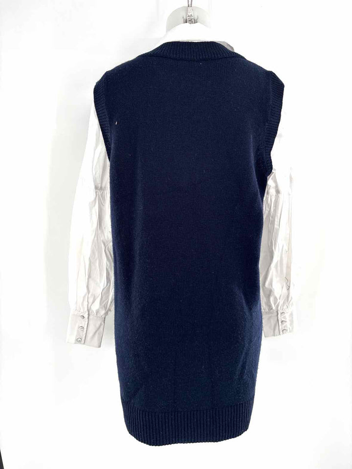 Size M CINQ DE SEPT Navy Dress