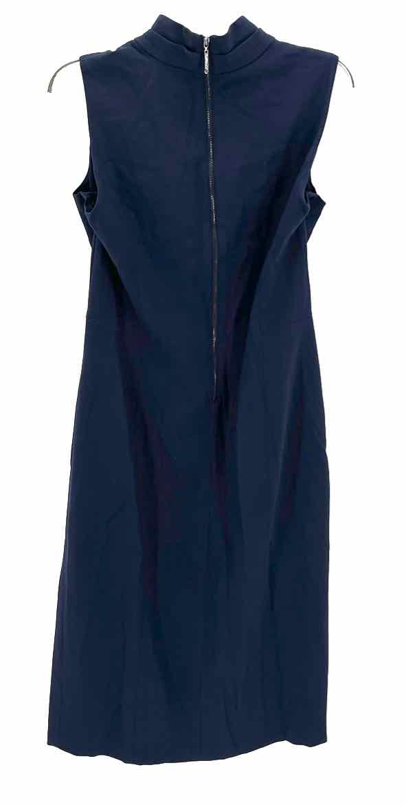 Size 16 White House Black Market Navy Knit Dress