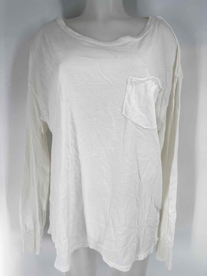 Size L WE THE FREE White Shirt