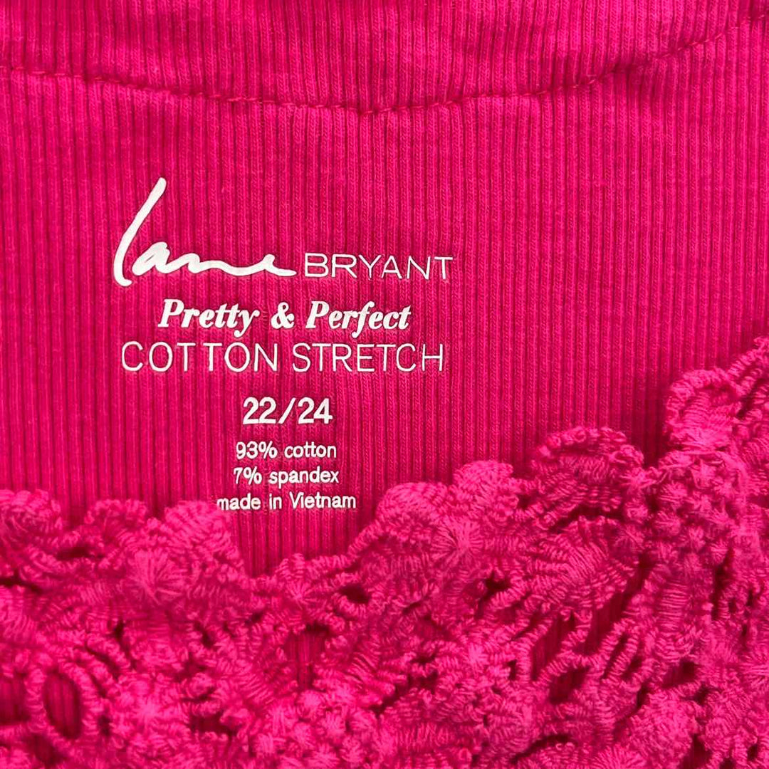 Size 22/24 LANE BRYANT Hot Pink Shirt