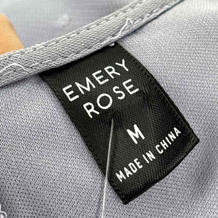 Size M EMERY ROSE Light Blue Mesh Dress