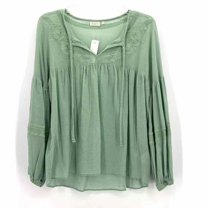 Size M SPARTINA Green Shirt