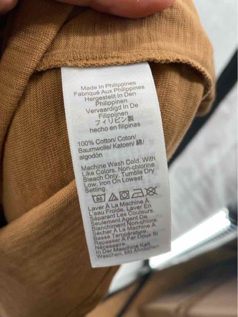 Size L J Crew Tan Cotton Shirt
