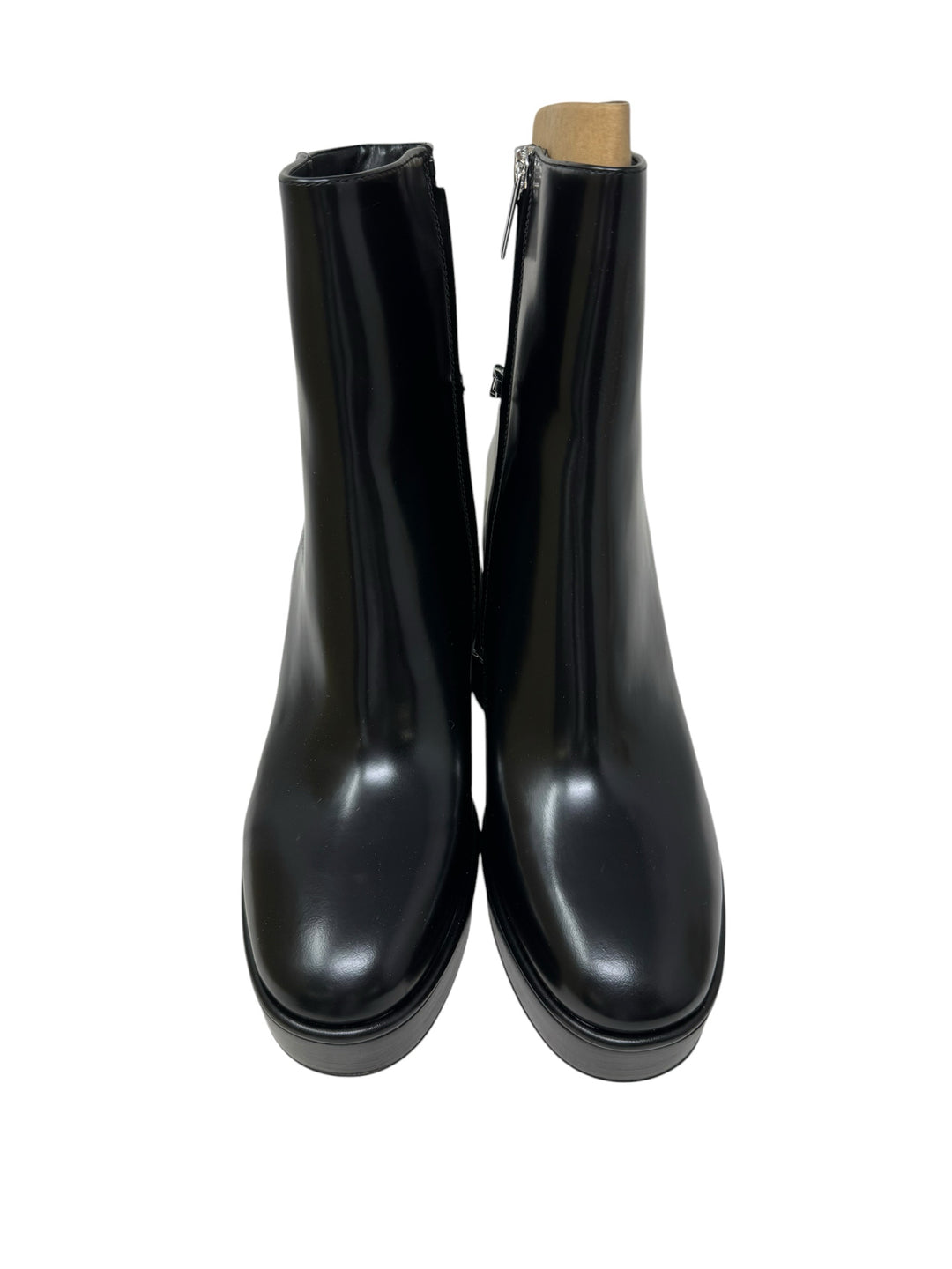 Shoe Size 10 Michael Kors Black Leather Boots