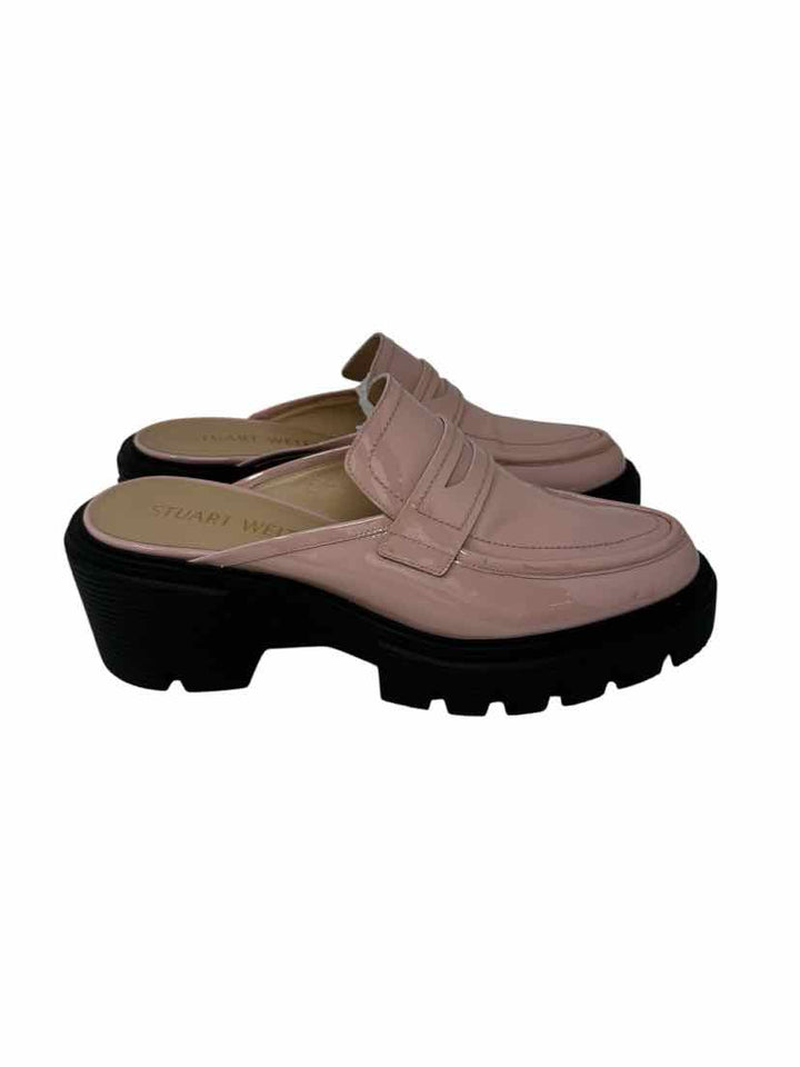 Shoe Size 9.5 Stuart Weitzman Pink PATENT Loafers