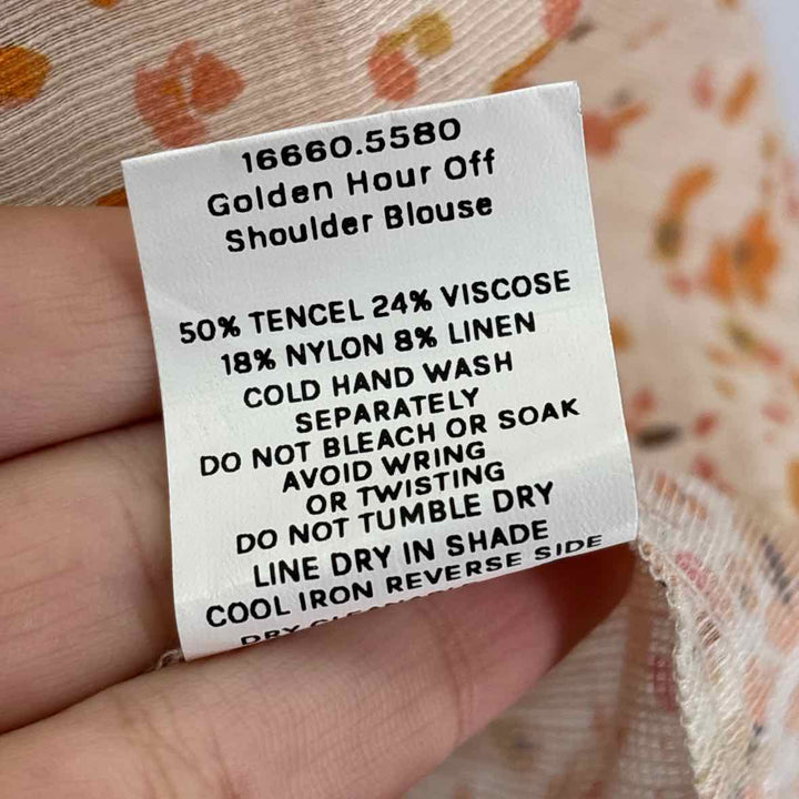 Size L Peach Shirt