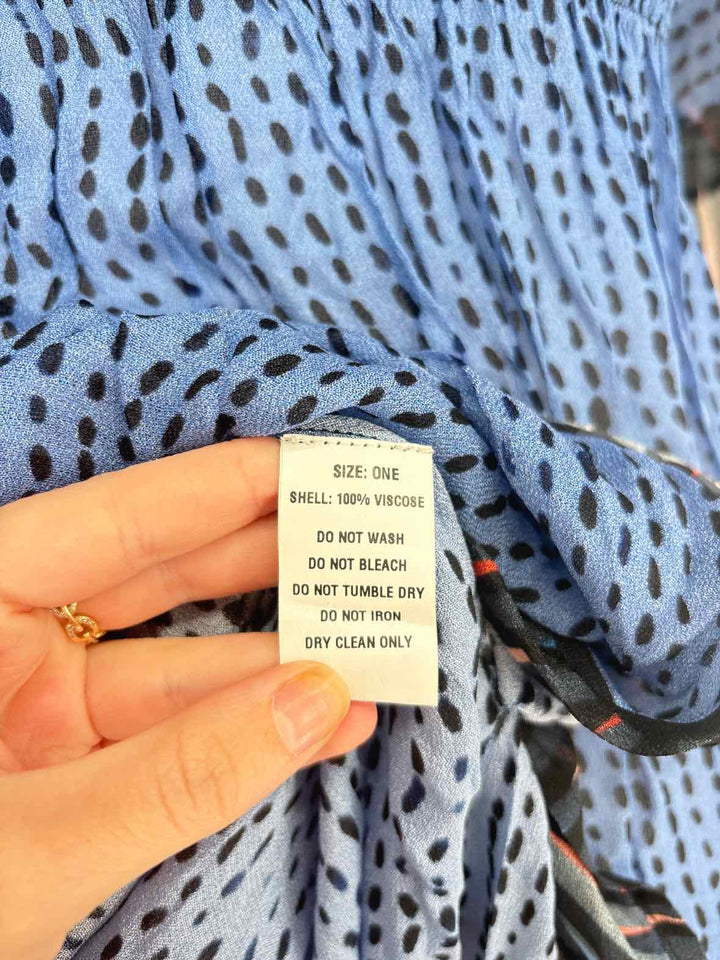 Size One Size BLANK LONDON Blue Print Dress