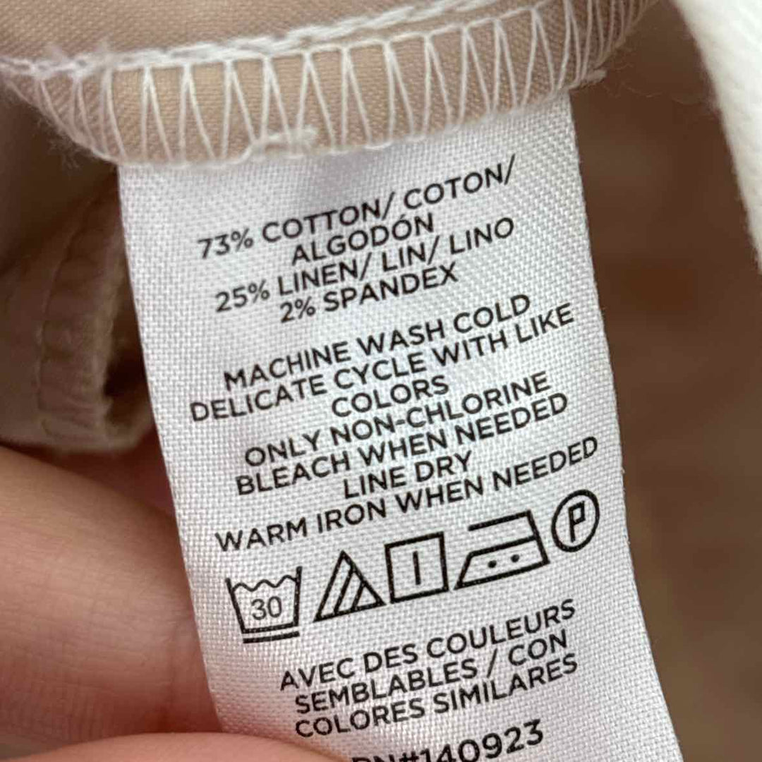 Size 10P LOFT White Pants