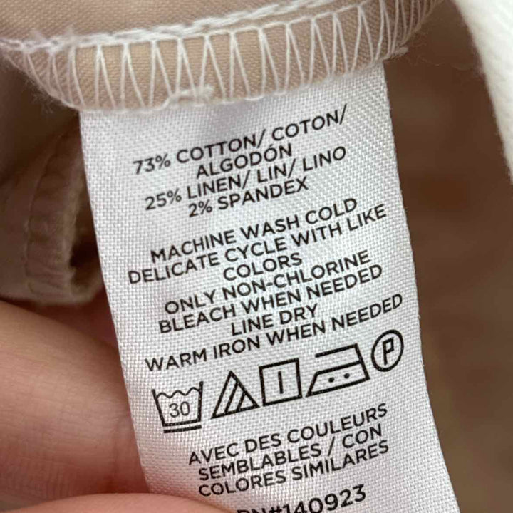 Size 10P LOFT White Pants