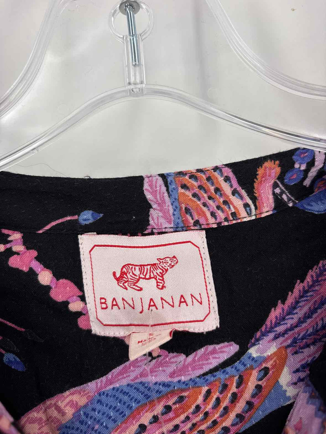 Size S Black Print Romper