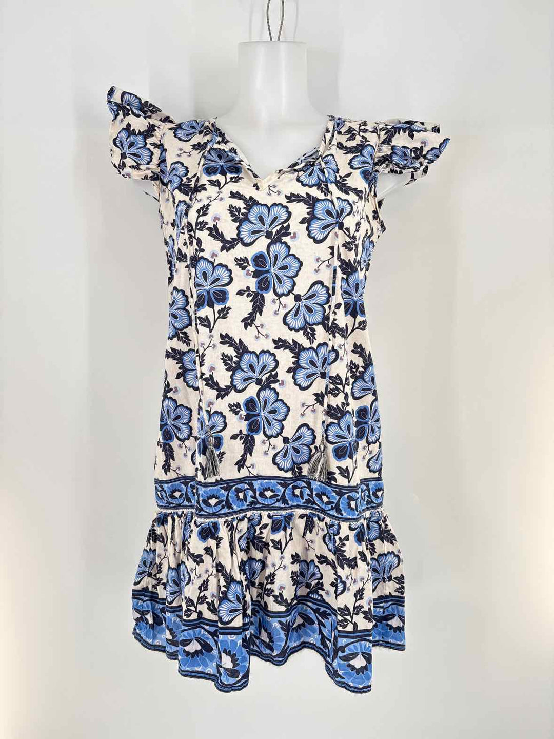 Size S Blue Print Dress