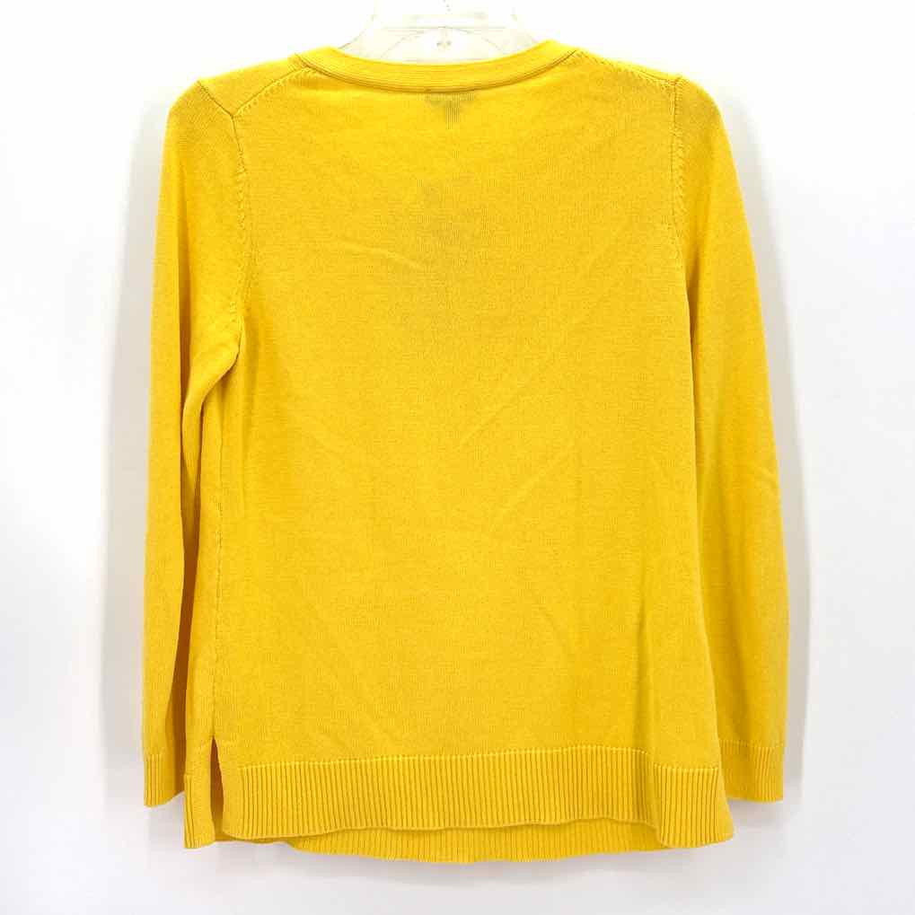 Size XS Talbots Yellow Knit Sweater
