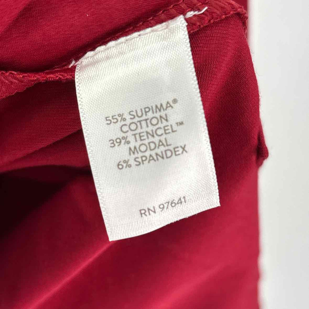 Size M J JILL Burgundy Shirt